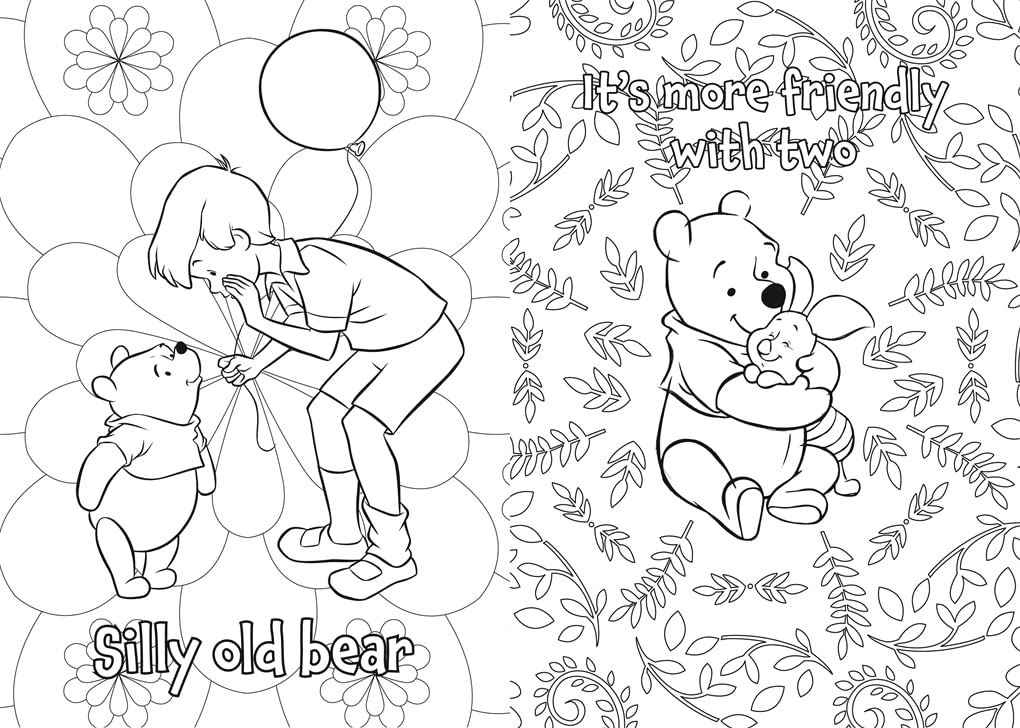 Disney Winnie The Pooh Colouring (Paperback)