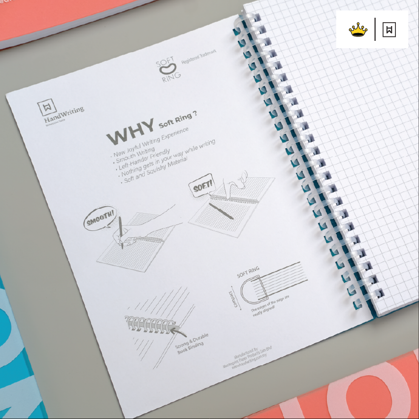 Hw Soft Ring Dotto Notebook A5 70g 160pg