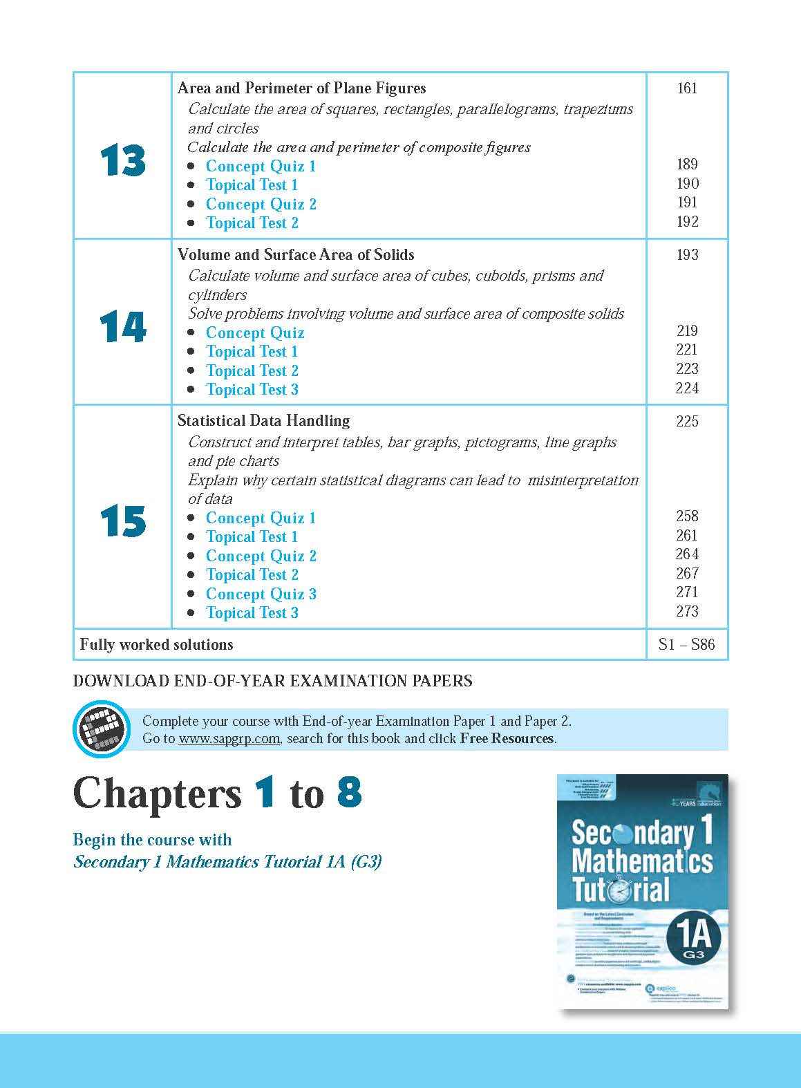Secondary 1 Mathematics Tutorial 1B [G3]