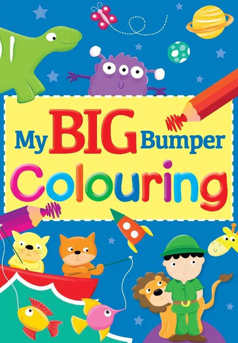 My Big Bumper Colouring (Blue)
