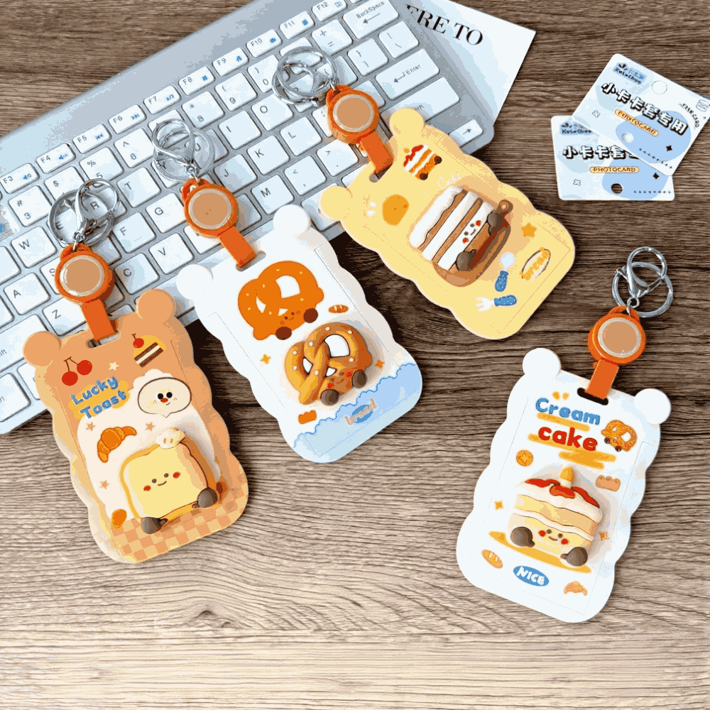 Stretchable Strap Card Holder - Dessert