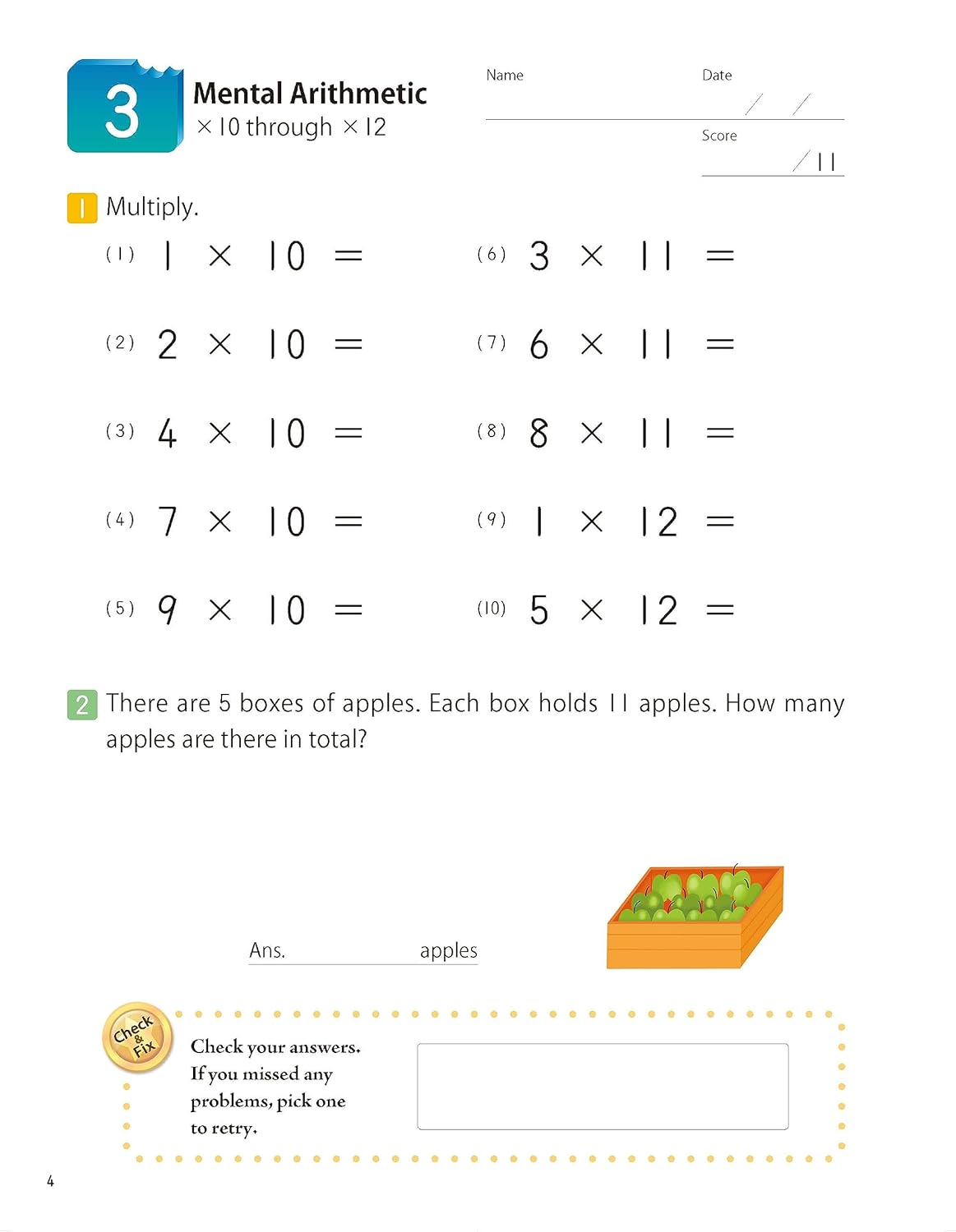 Kumon Math Bites: Grade 4 Multiplication and Division