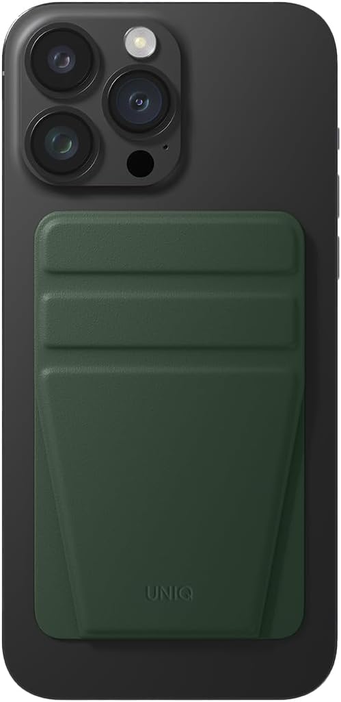 Uniq Phone Accessory (phone Stand, A Hand Grip And Card Holder) (darkgreen)