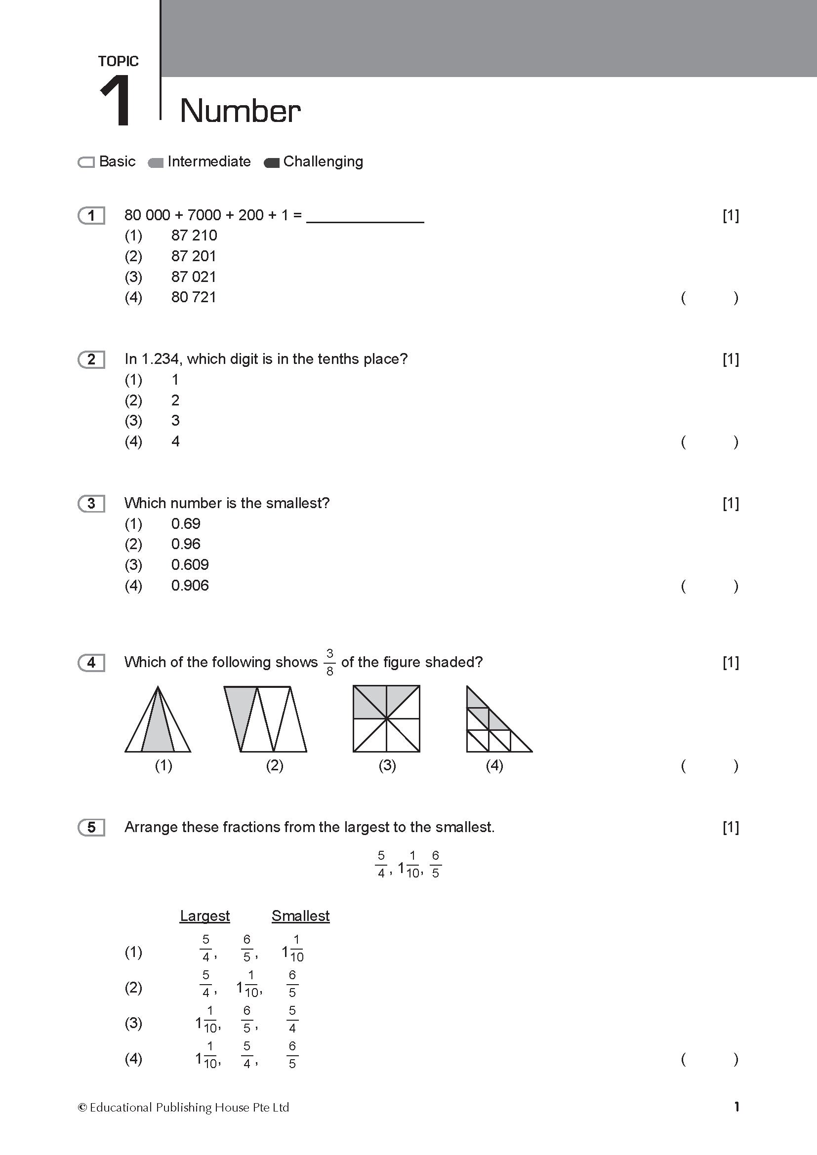 PSLE Maths Trending Examination Questions 