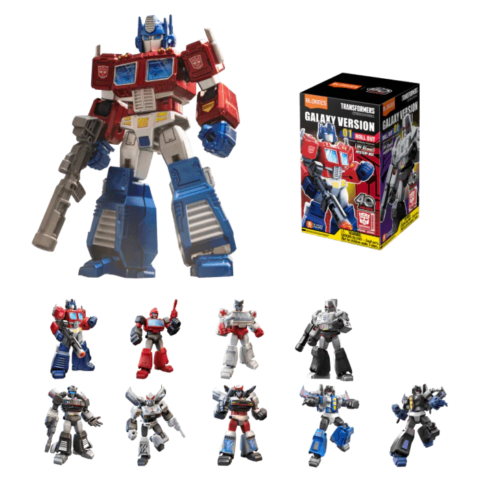 BLOKEES BLINDBOX TRANSFORMERS GALAXY VERSION 01 ROLL OUT