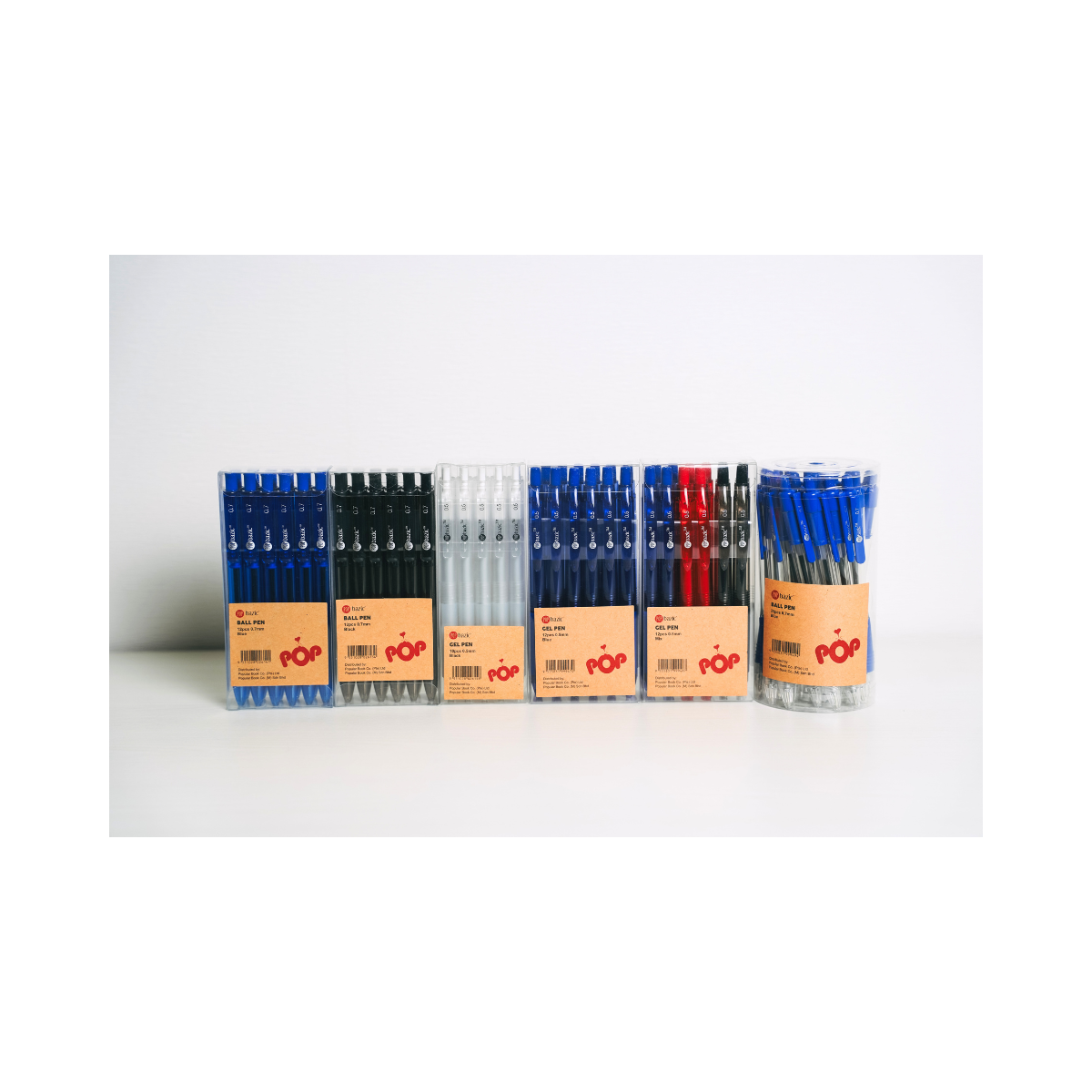 Pop Bazic Ball Pen 0.7mm 25s Blue
