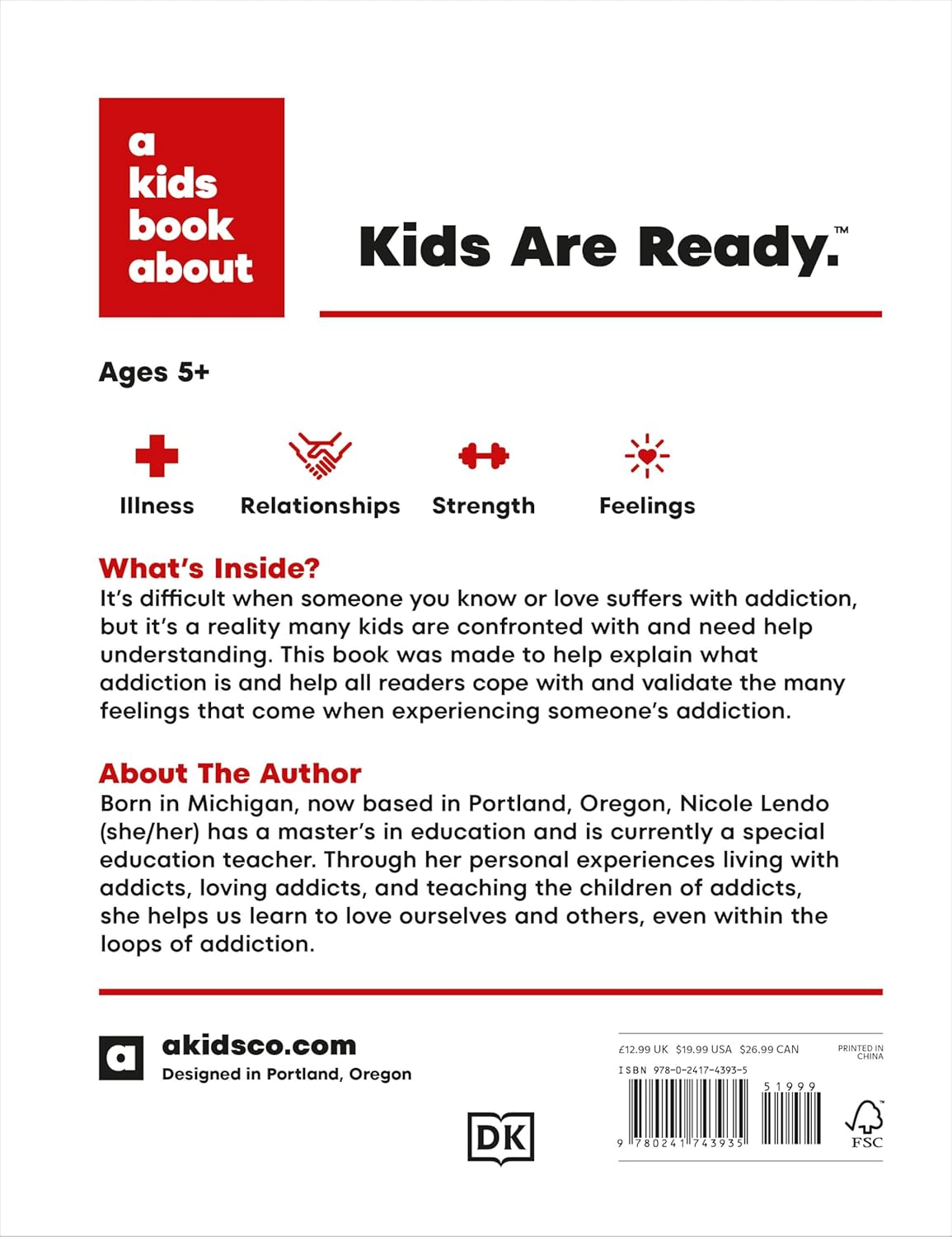 A Kids Book About Addiction (Hardcover)