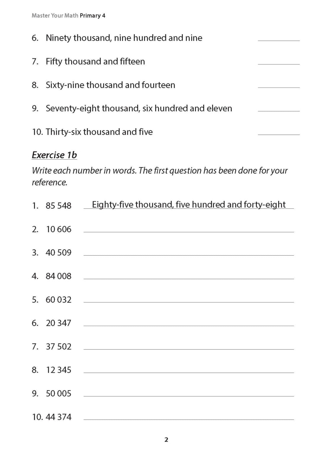 Master Your Math Primary 4