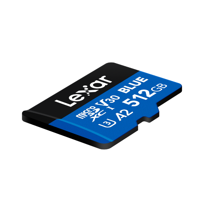 Lexar BLUE microSDXC UHS-I SDMI Card 512GB