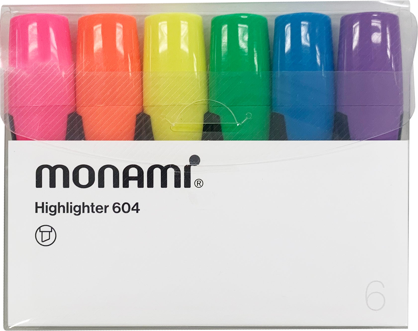 MONAMI HIGHLIGHTER 604 6COL SET
