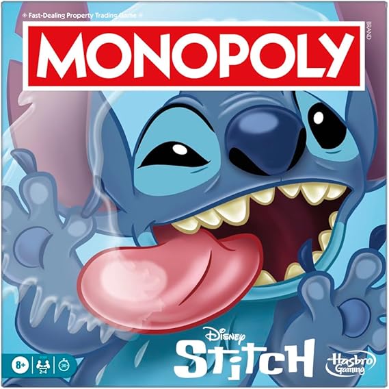 HASBRO MONOPOLY DISNEY STITCH EDITION BOARD GAME