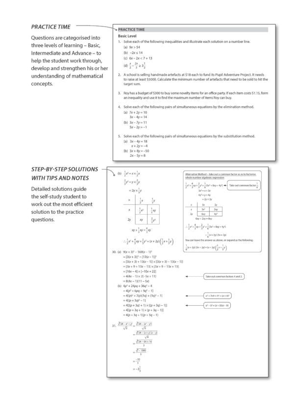 Key Guide Secondary Mathematics – Revision Notes & Practice Book 2A