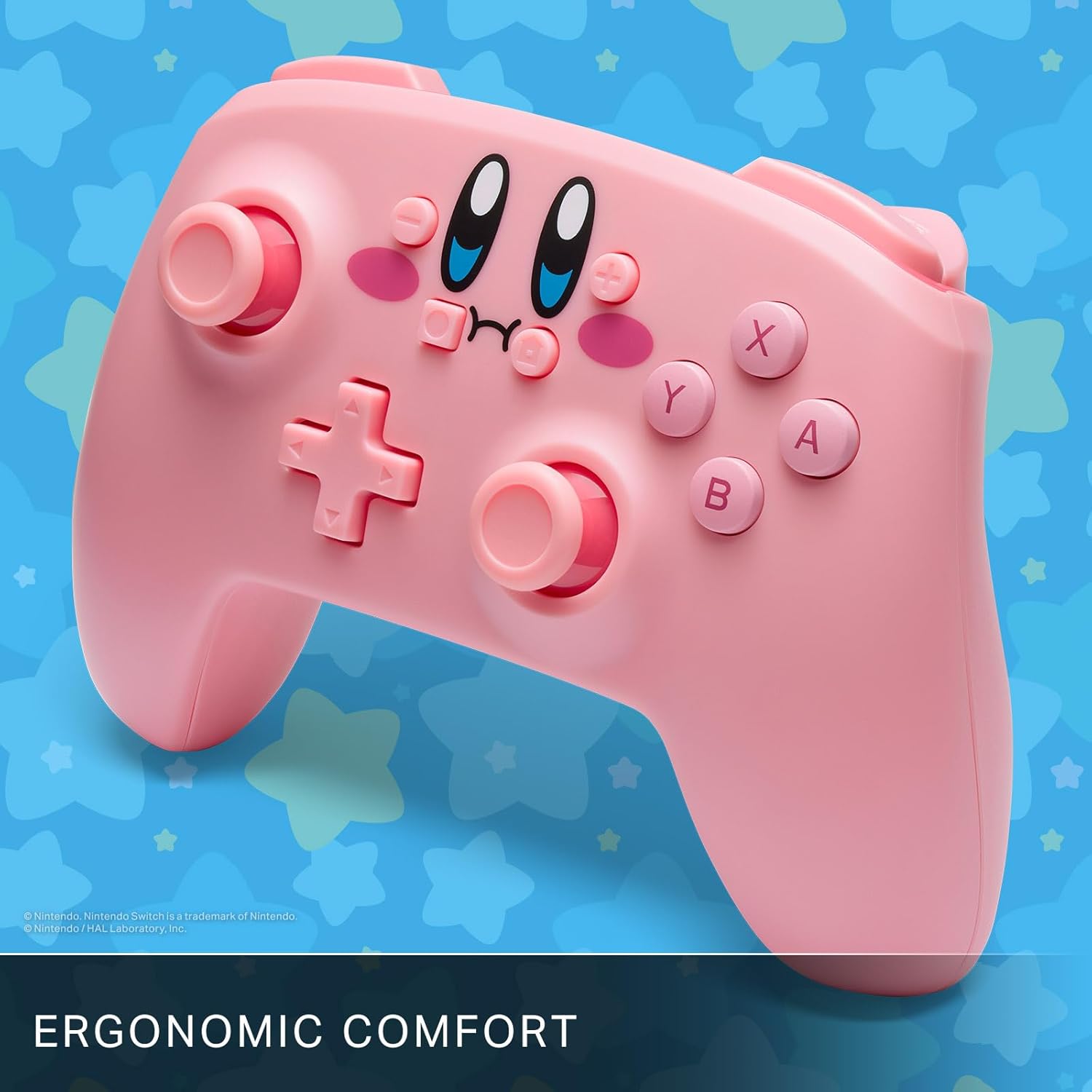 PowerA Wireless Controller for Nintendo Switch - Kirby Mouthful (Officially Licensed)