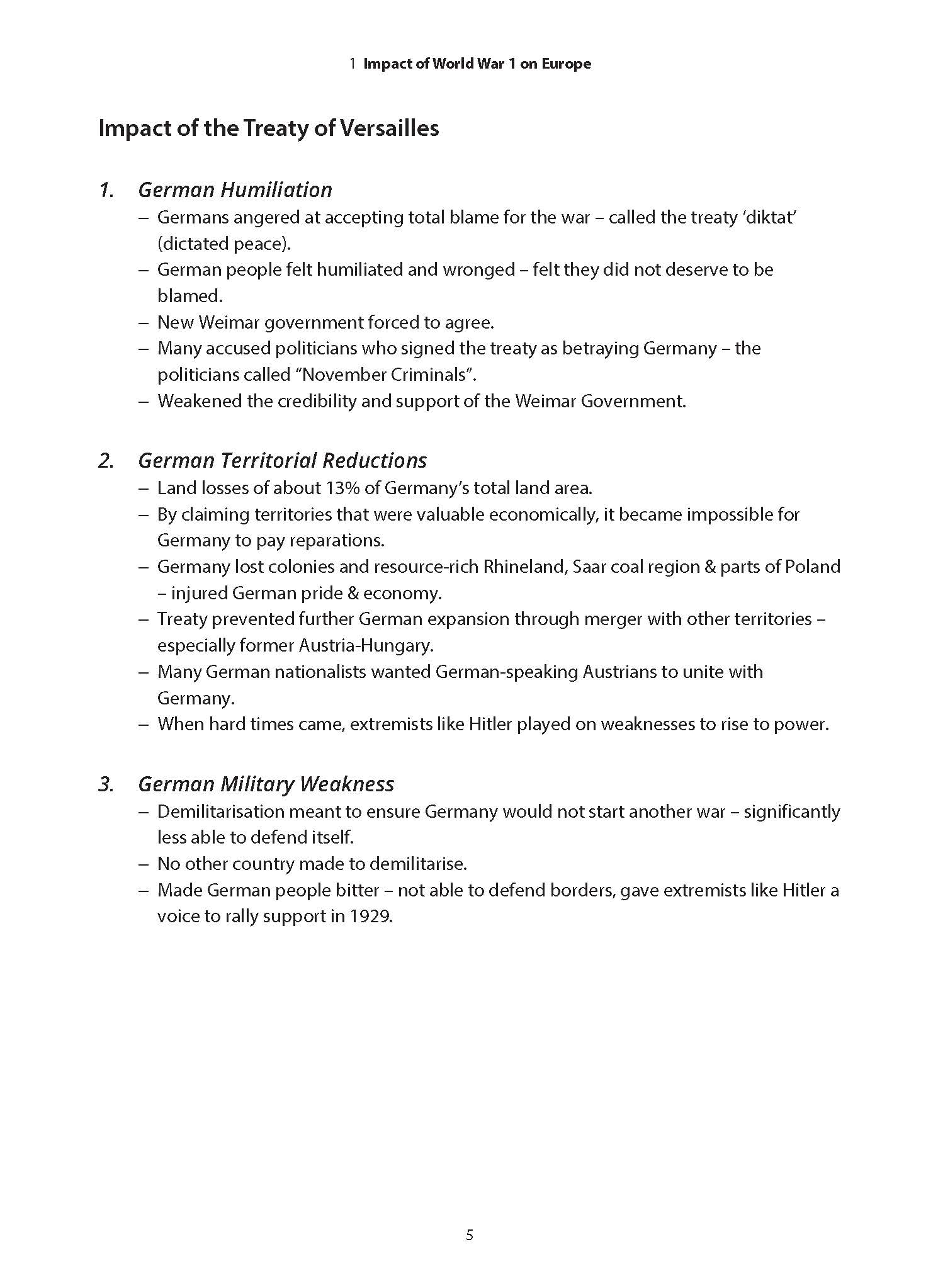 Ace Your O-Level History Key Points for Revision 3rd Edition