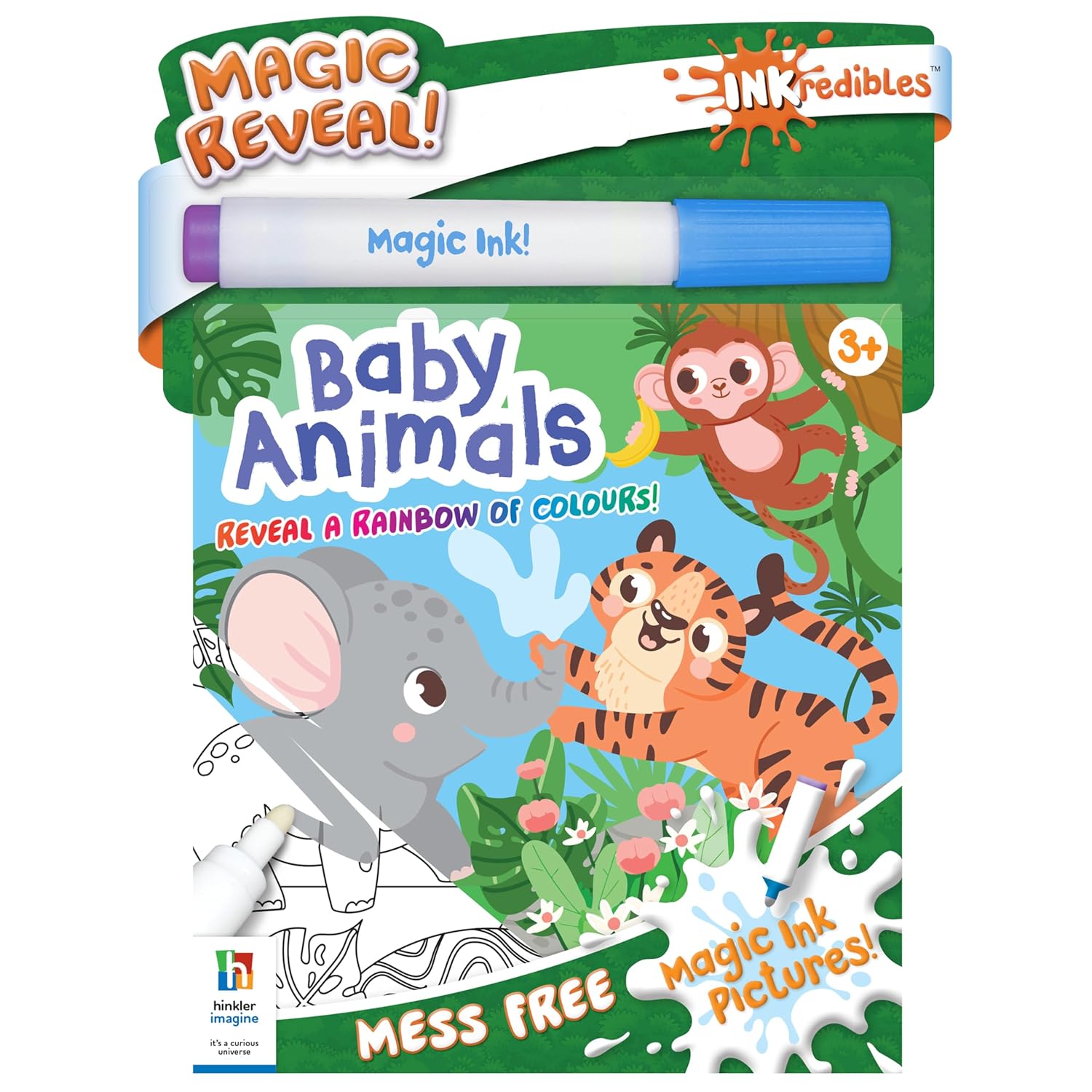 INKREDIBLES BABY ANIMALS MAGIC INK PICTU
