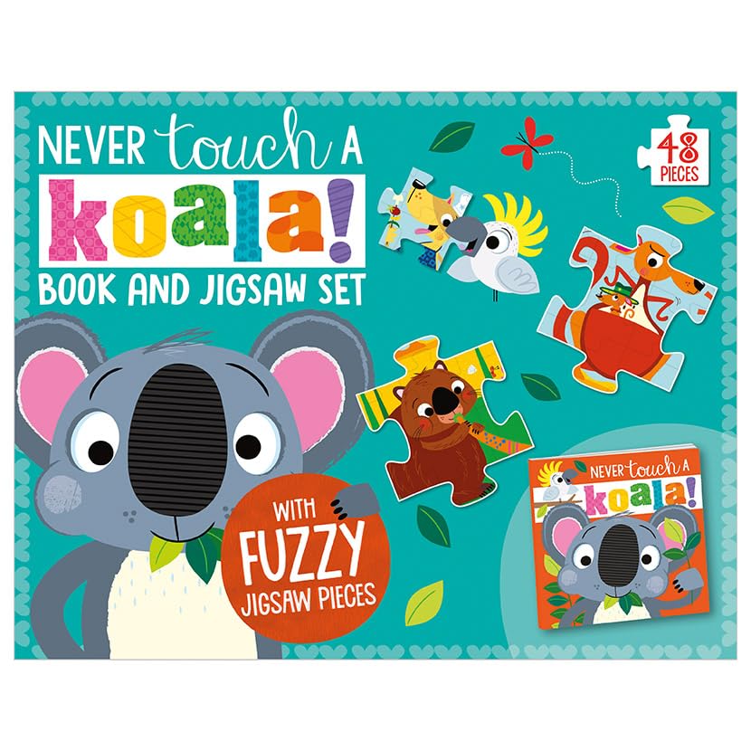 NEVER TOUCH A KOALA BOOK AND JIGSAW SET
