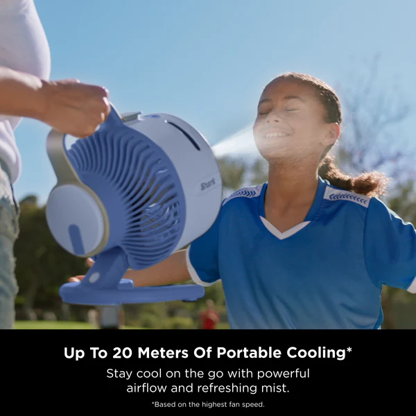 Shark FlexBreeze HydroGo™ Portable Misting Fan - FA050SM - Blue