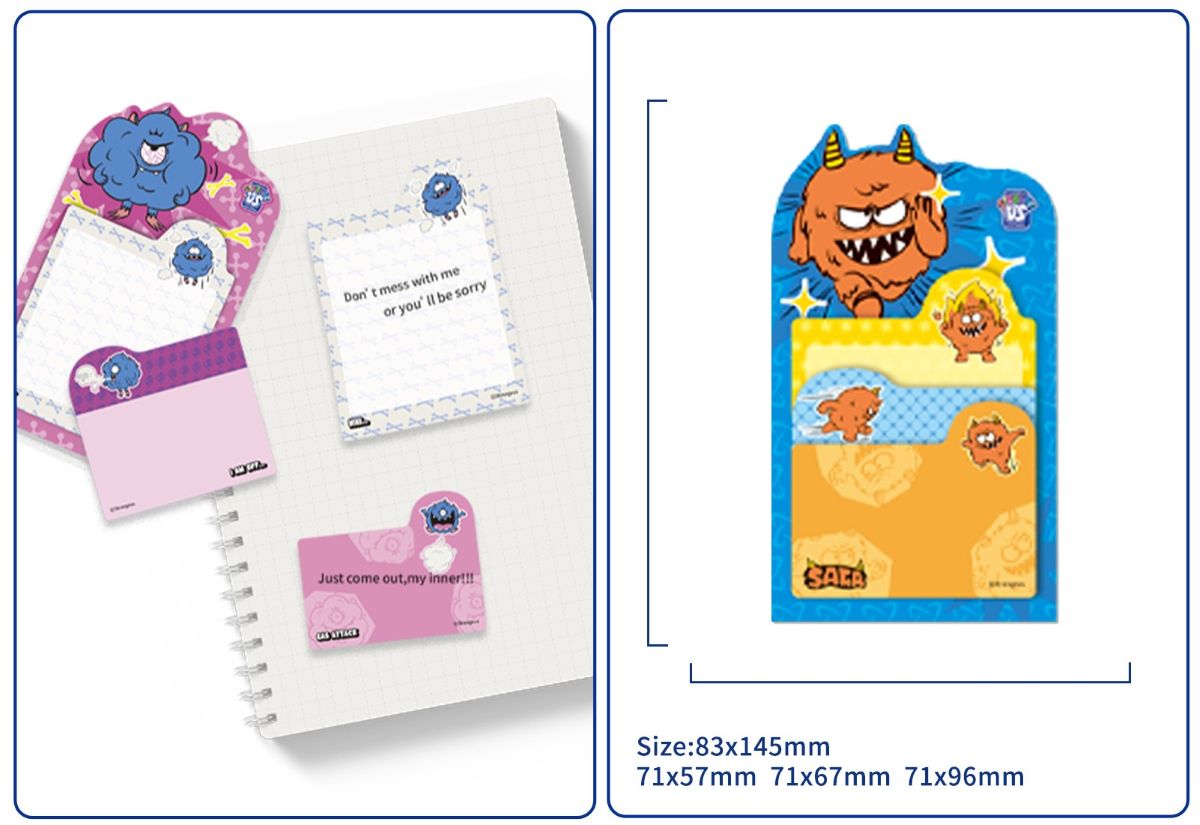 Strange Us 3-Fold Sticky Notes