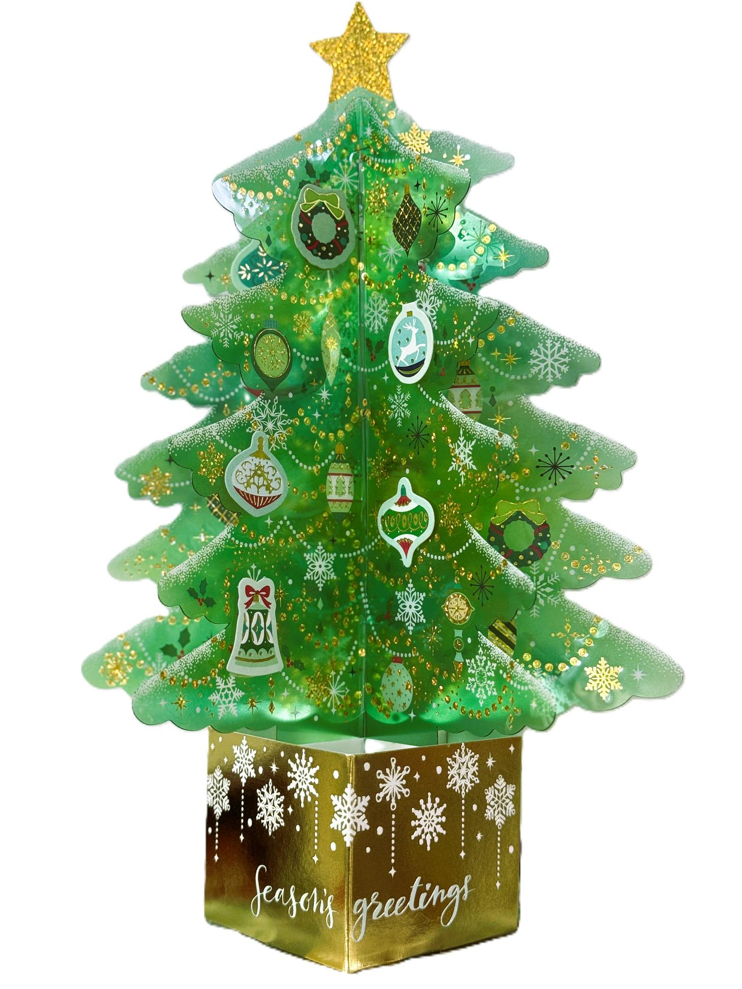 3D Xmas Greet Card HY6672