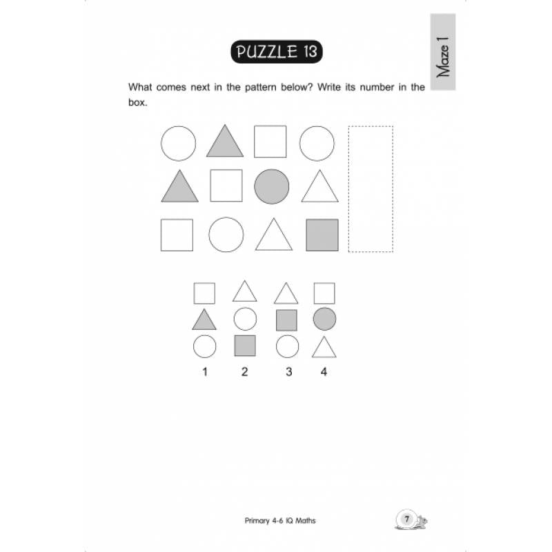 IQ Maths 150 Brain Teasers Primary 4-6