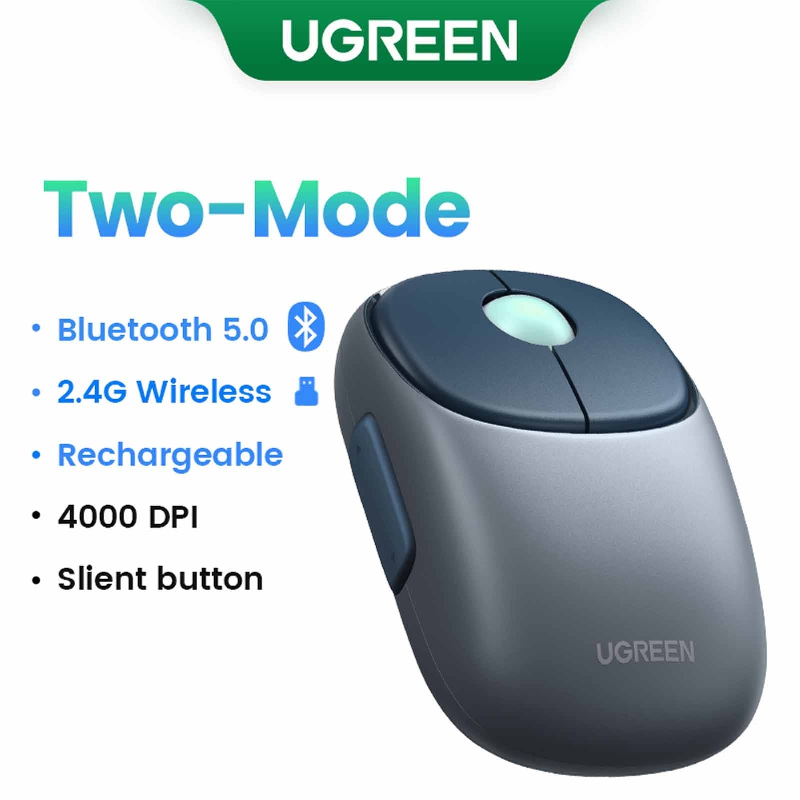 UGREEN Dual-Mode Rechargeable Mouse - Black