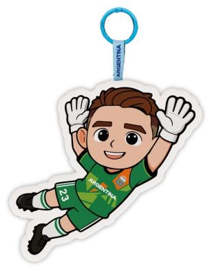 Football Star Plush Bag Charm