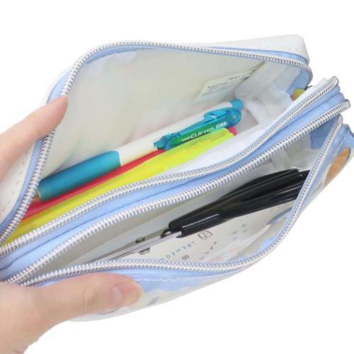 Double Zip Pen Pouch - Sushi