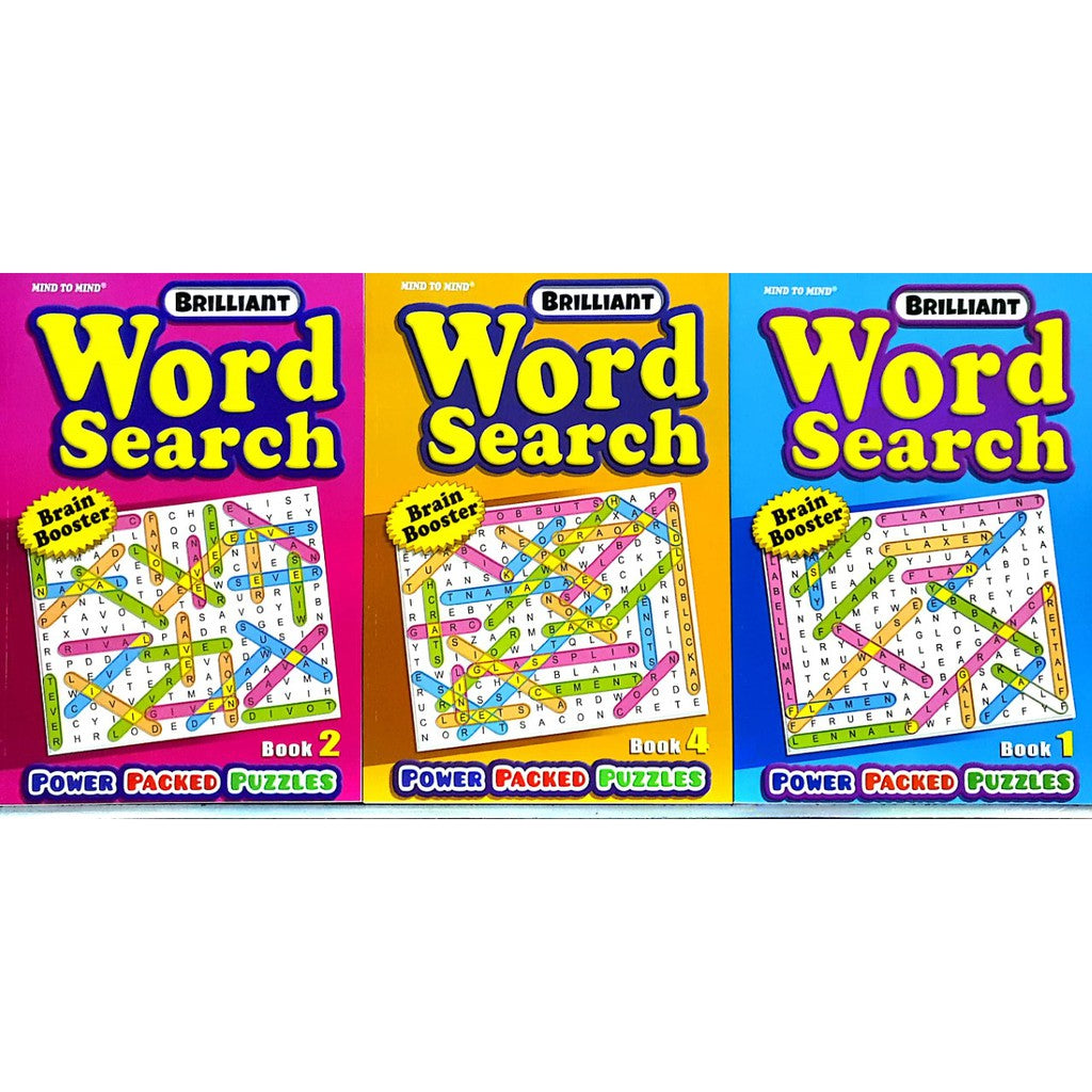Word Search Book 4 by Brilliant 