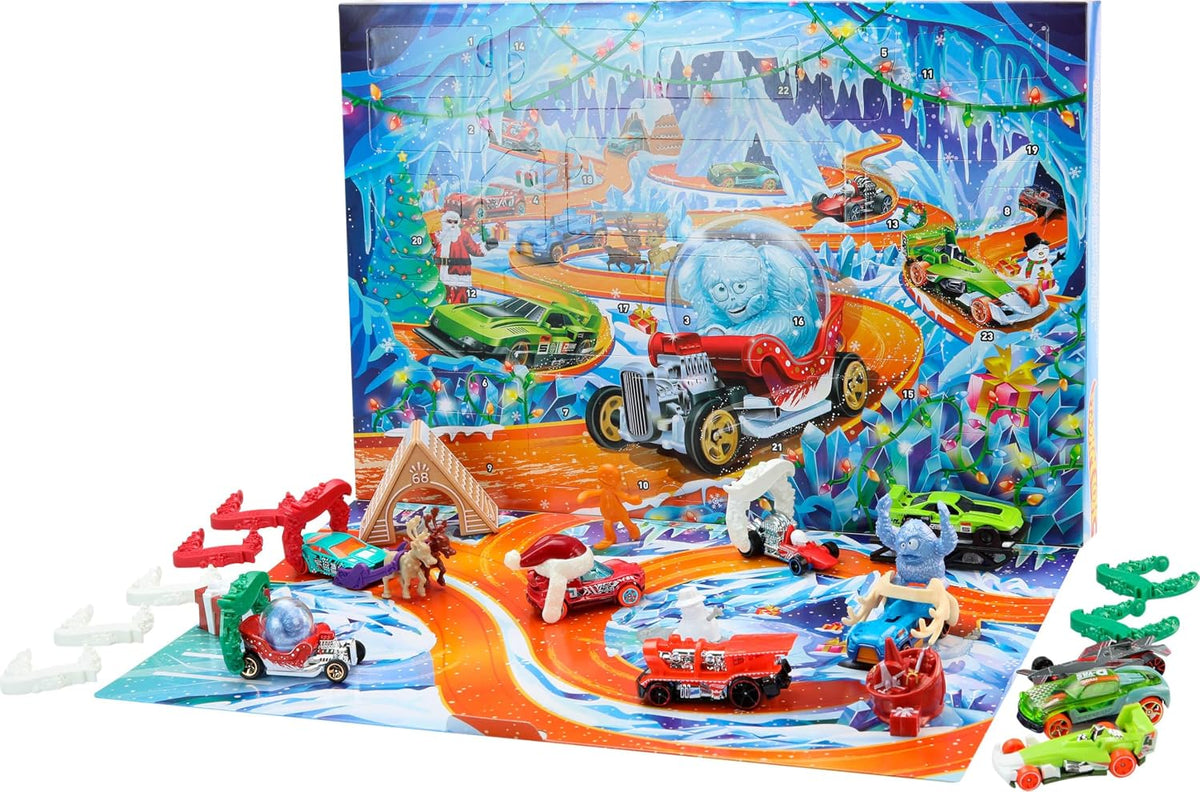 MATTEL HOT WHEELS ADVENT CALENDAR