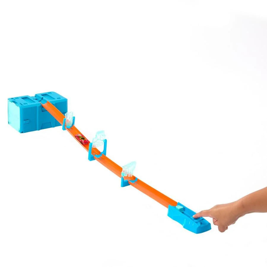 MATTEL HOT WHEELS TRACK BUILDER ICE CRASH PACK