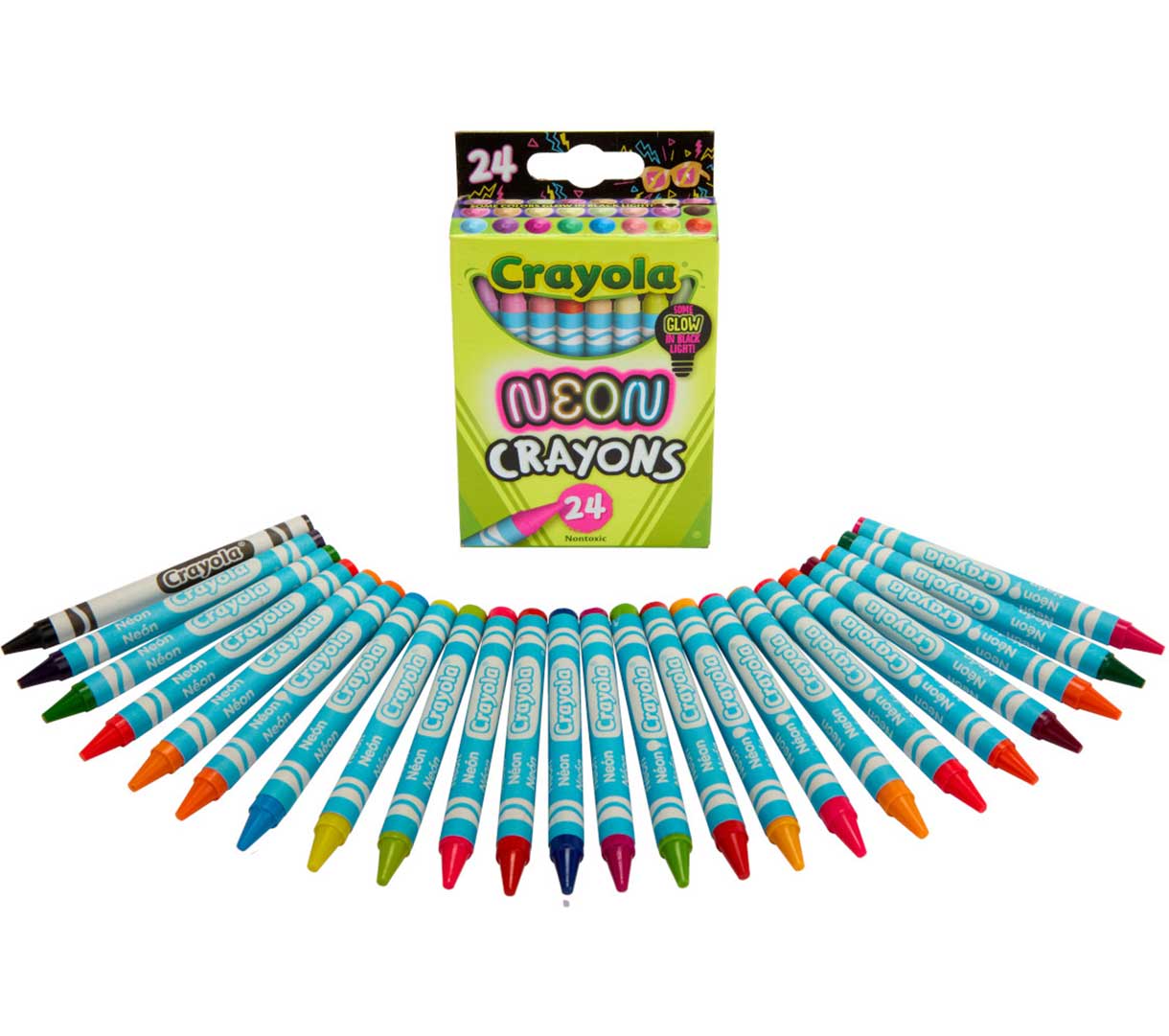 Crayola Crayons Neon 24's 522998