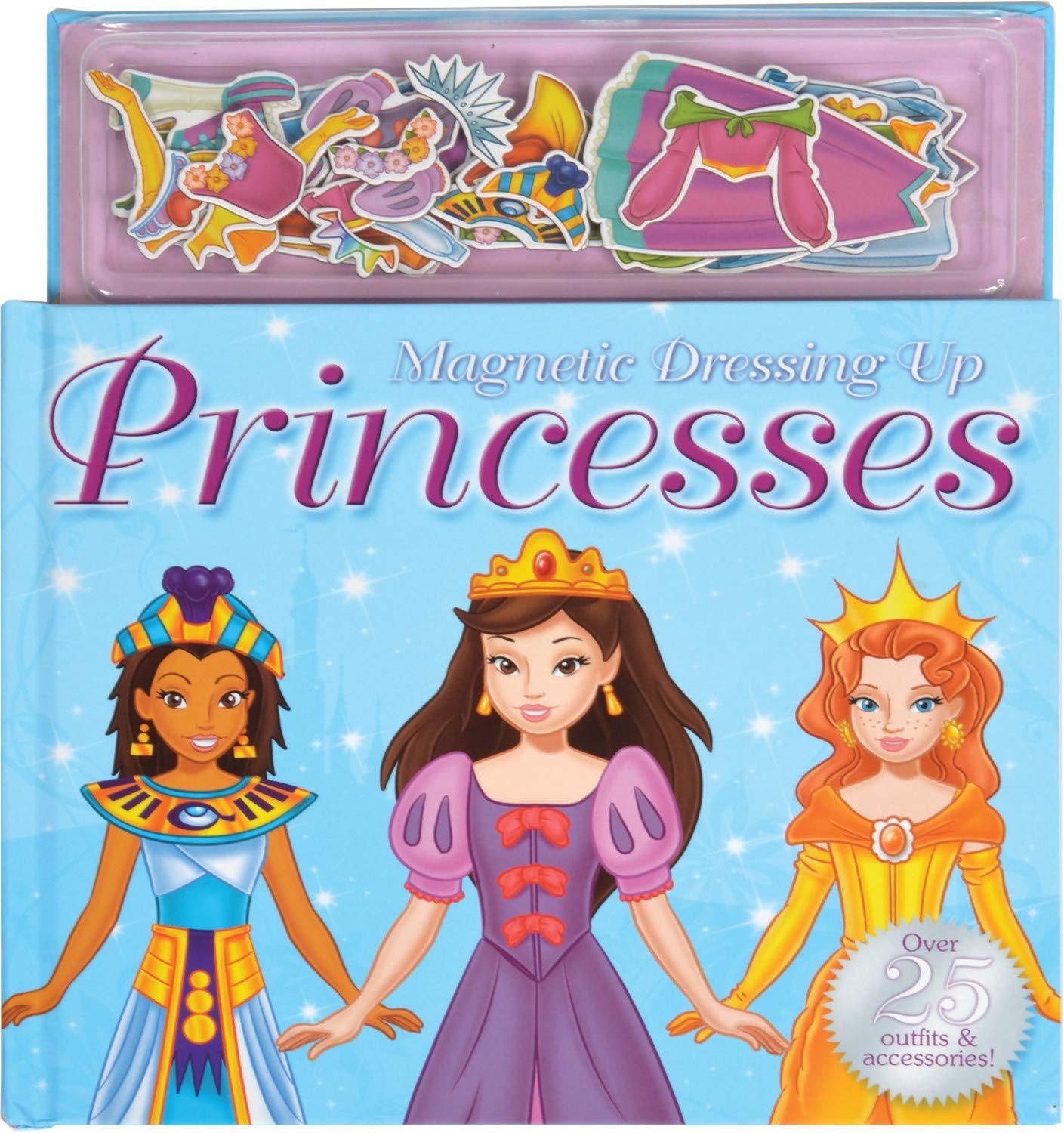 Dressing Up Princesses (Magnetic Dressing Up) (Board Book)