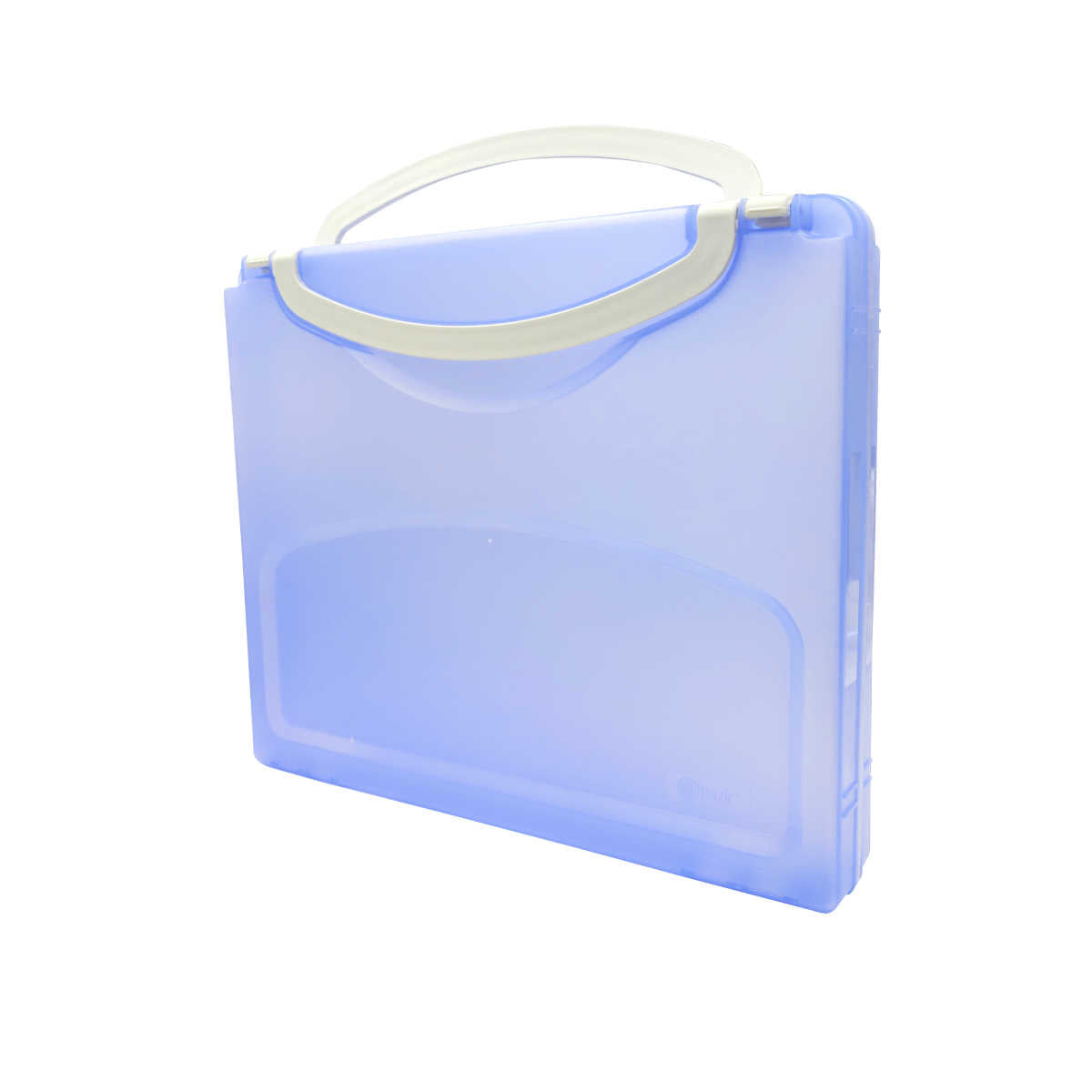 POP Bazic 2" Document Case with Handle (Blue)