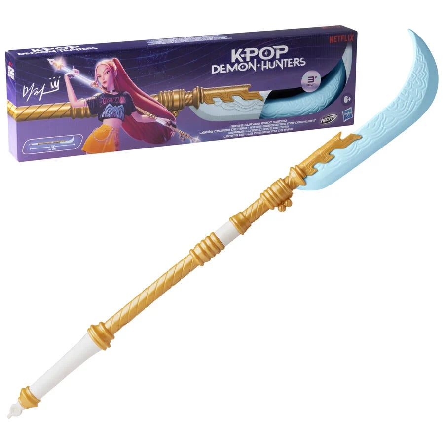 HASBRO NERF KPOP DEMON HUNTERS MIRA'S CURVED MOON SWORD