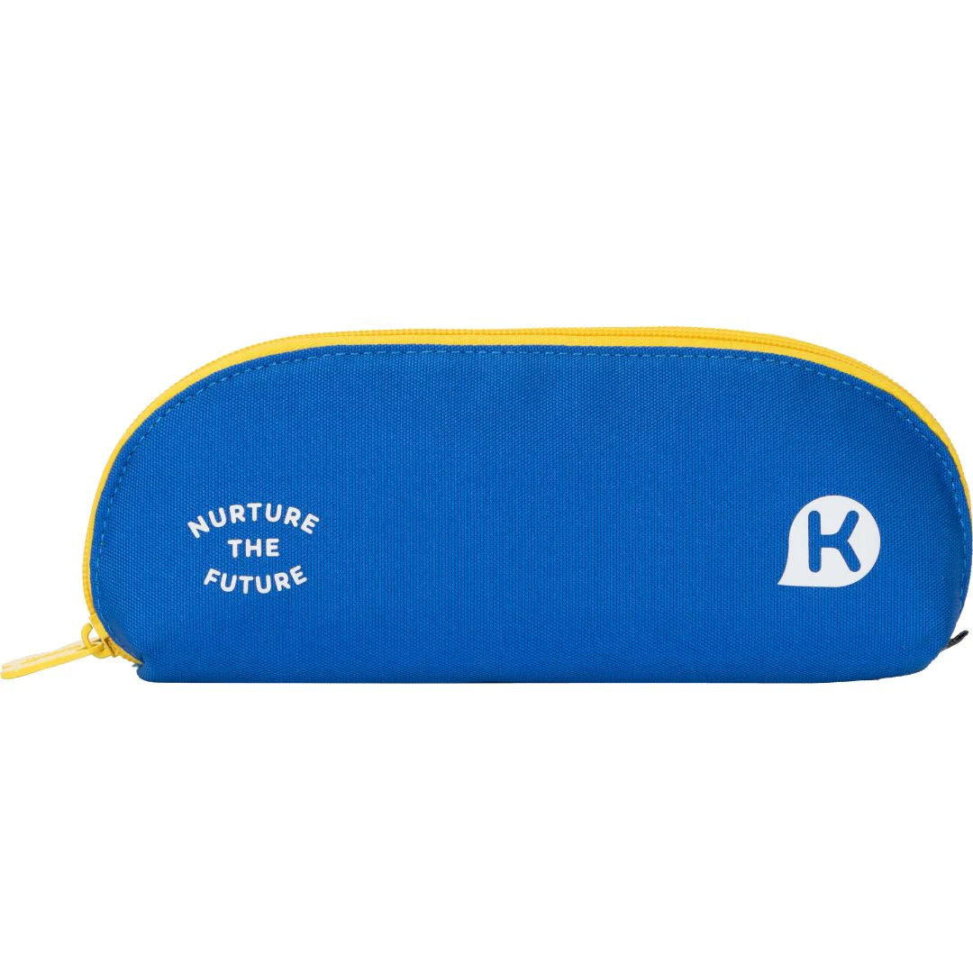 KAGS IZZY SERIES POUCH TYPE PENCIL CASE BLUE
