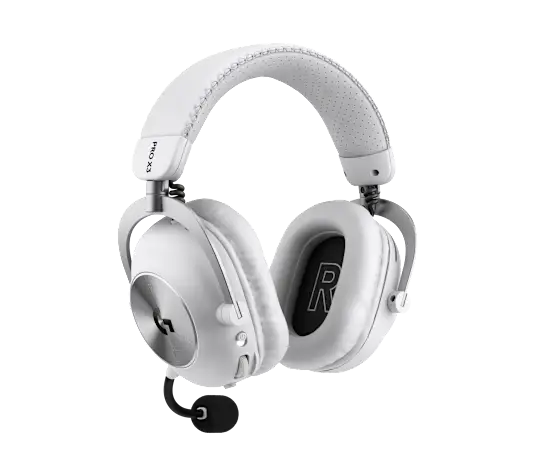 Logitech PRO X3 LIGHTSPEED LIGHTSPEED Wireless 7.1 Gaming Headset with Bluetooth - White