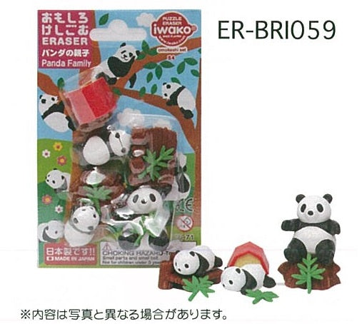 IWAKO ER-BRI059 FANCY ERASER PANDA
