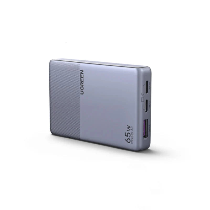 Ugreen 65W PD GaN 2C1A Foldable Fast Charger - Grey