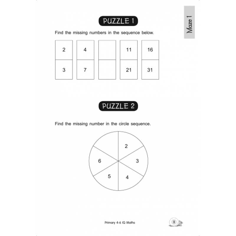 IQ Maths 150 Brain Teasers Primary 4-6