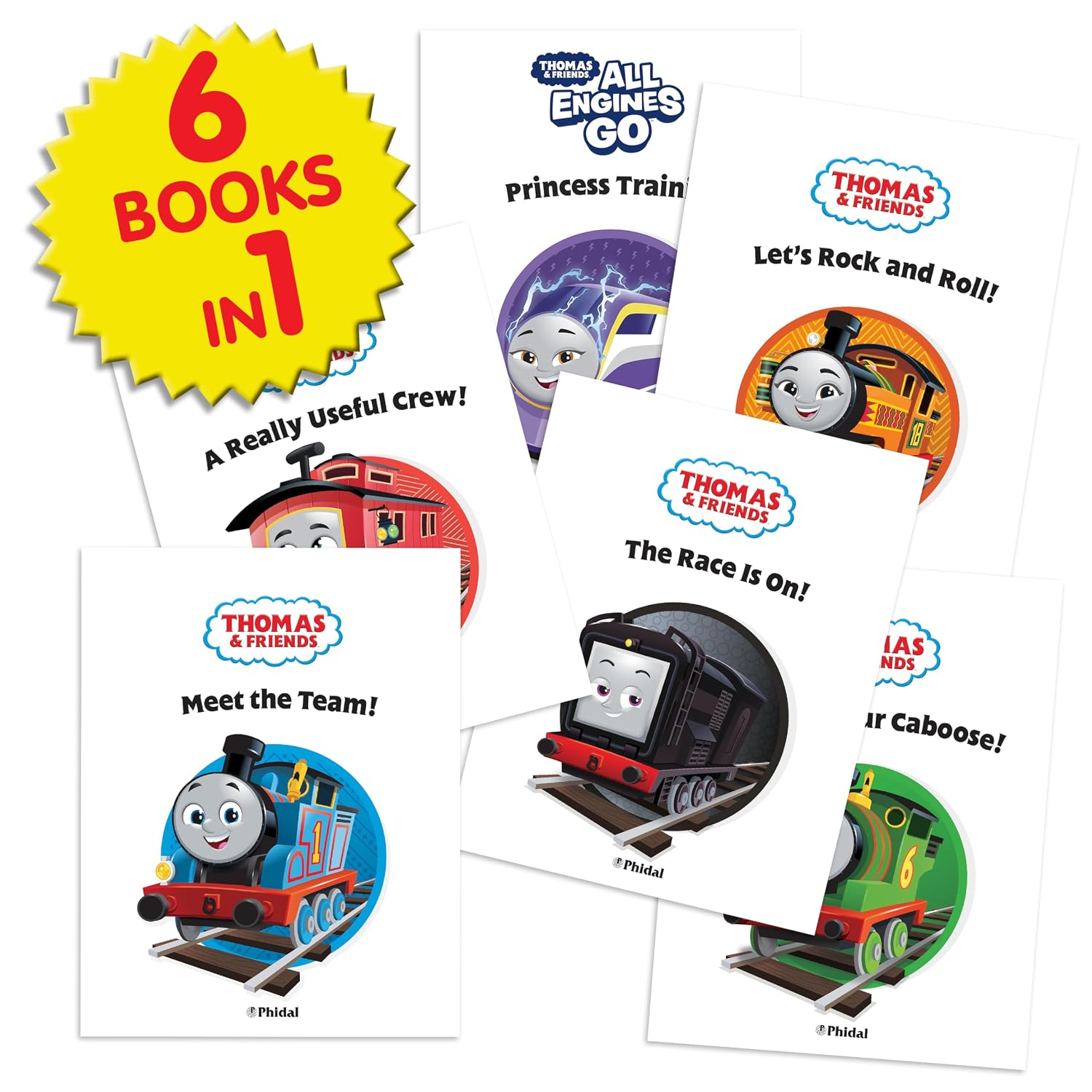Mattel Thomas Sticker Book Treasury (Board Book)
