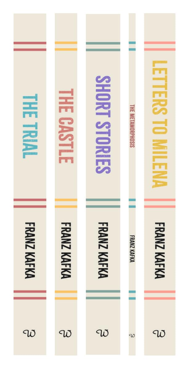 Curated Works of Franz Kafka 5 Books Collection Boxed Set