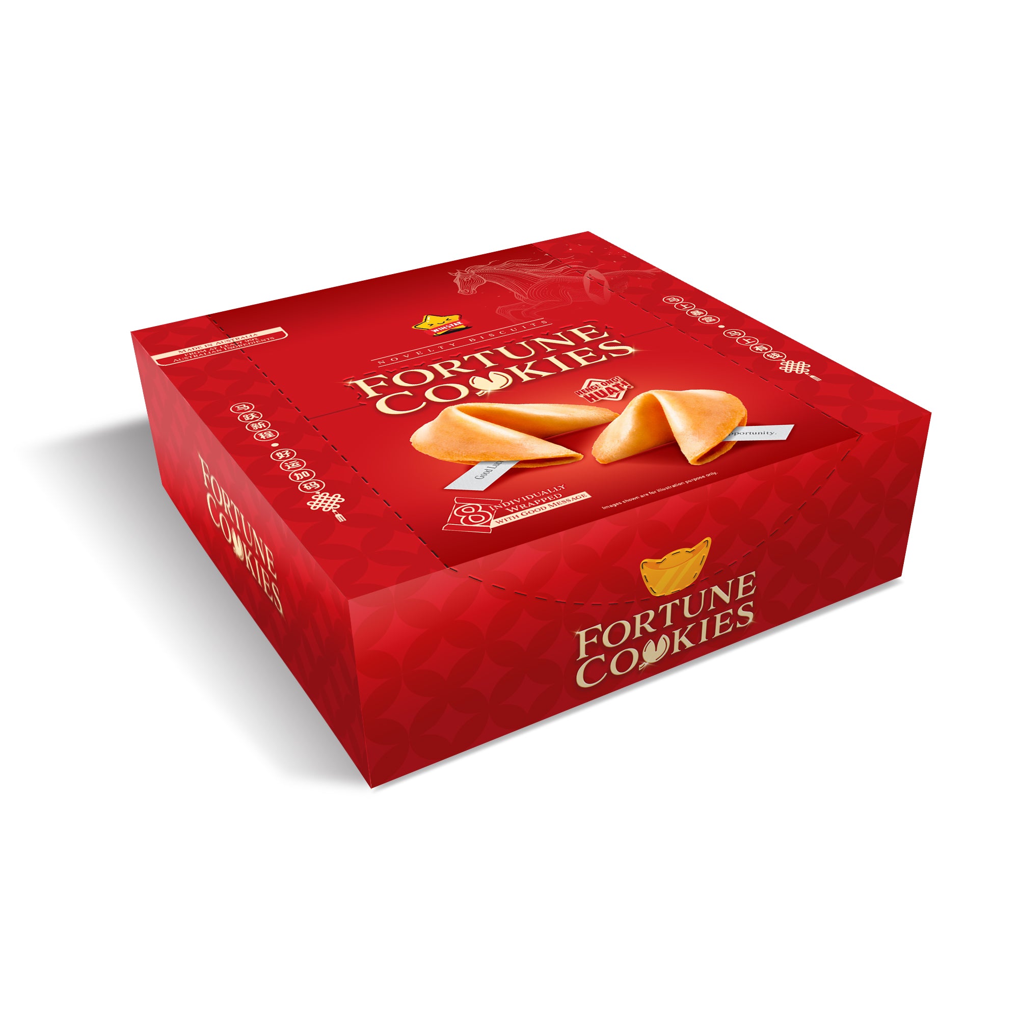 Winstar Authentic Fortune Cookies 6g X 8
