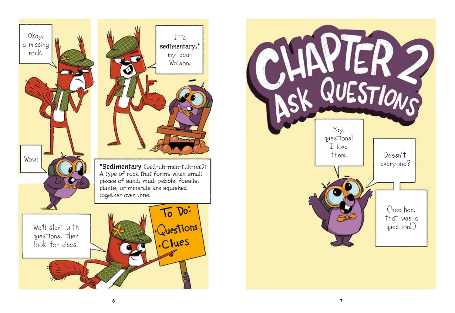 Squirrel Lock Holmes #1: The Pet Rock Mystery: (A Graphic Novel) Hardcover