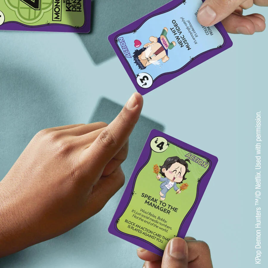 HASBRO MONOPOLY DEAL KPOP DEMON HUNTERS