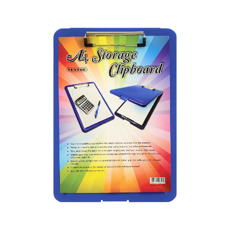 CENTRE PP Storage Clipboard A4
