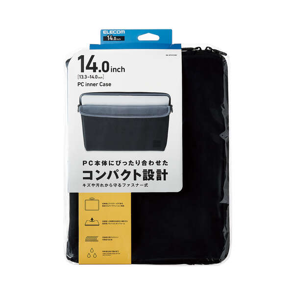 BM-IBTHF03 Elecom 14" Slim Laptop Case Black