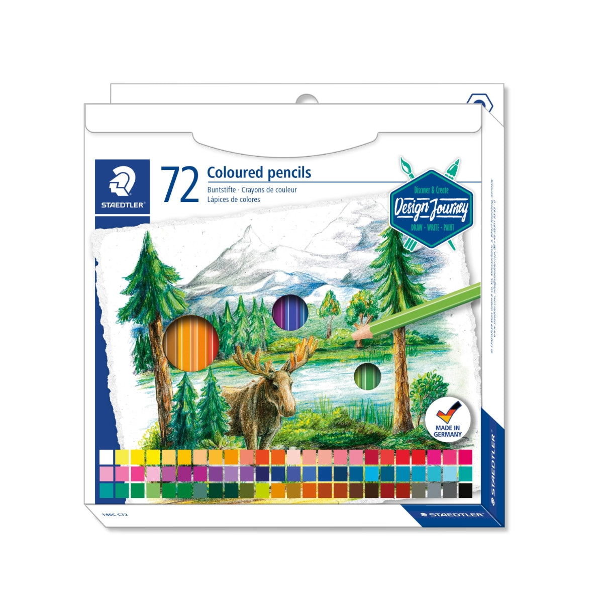 Staedtler Dj Coloured Pencil 72col 146c72