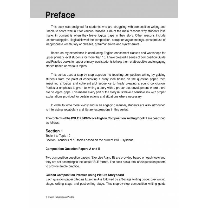 Score High in Composition Writing Primary 5/6 Book 1