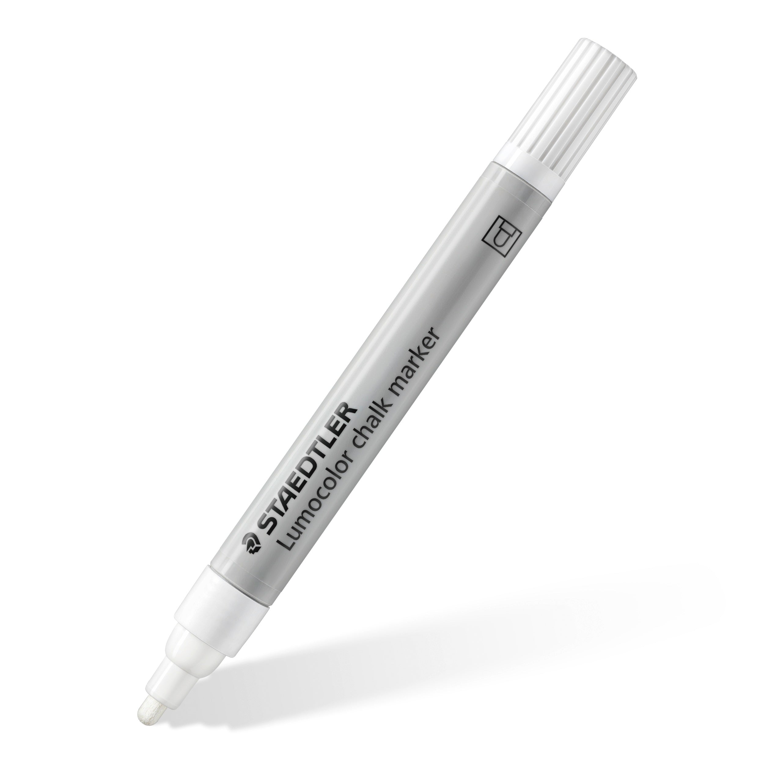 STAEDTLER LUMOCOLOUR CHALK MARKER 344 WHITE