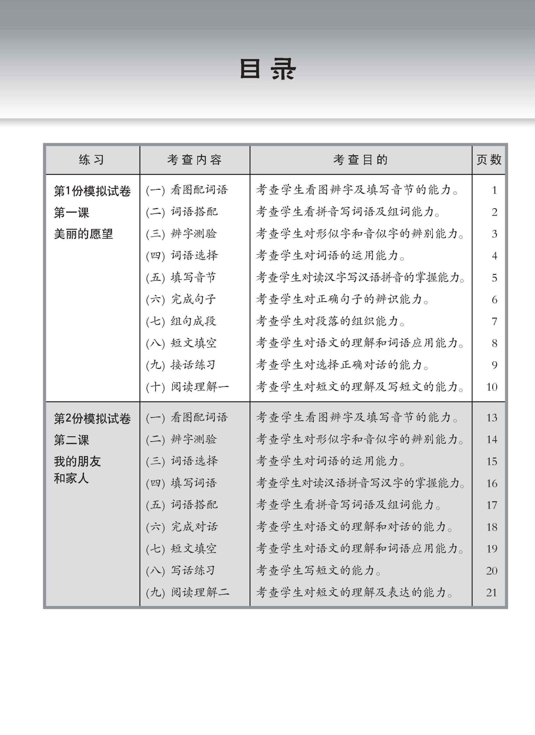 小学三年级华文一课一卷 3A/3B (Topical Trial Tests for Primary 3A/3B [Higher Chinese)